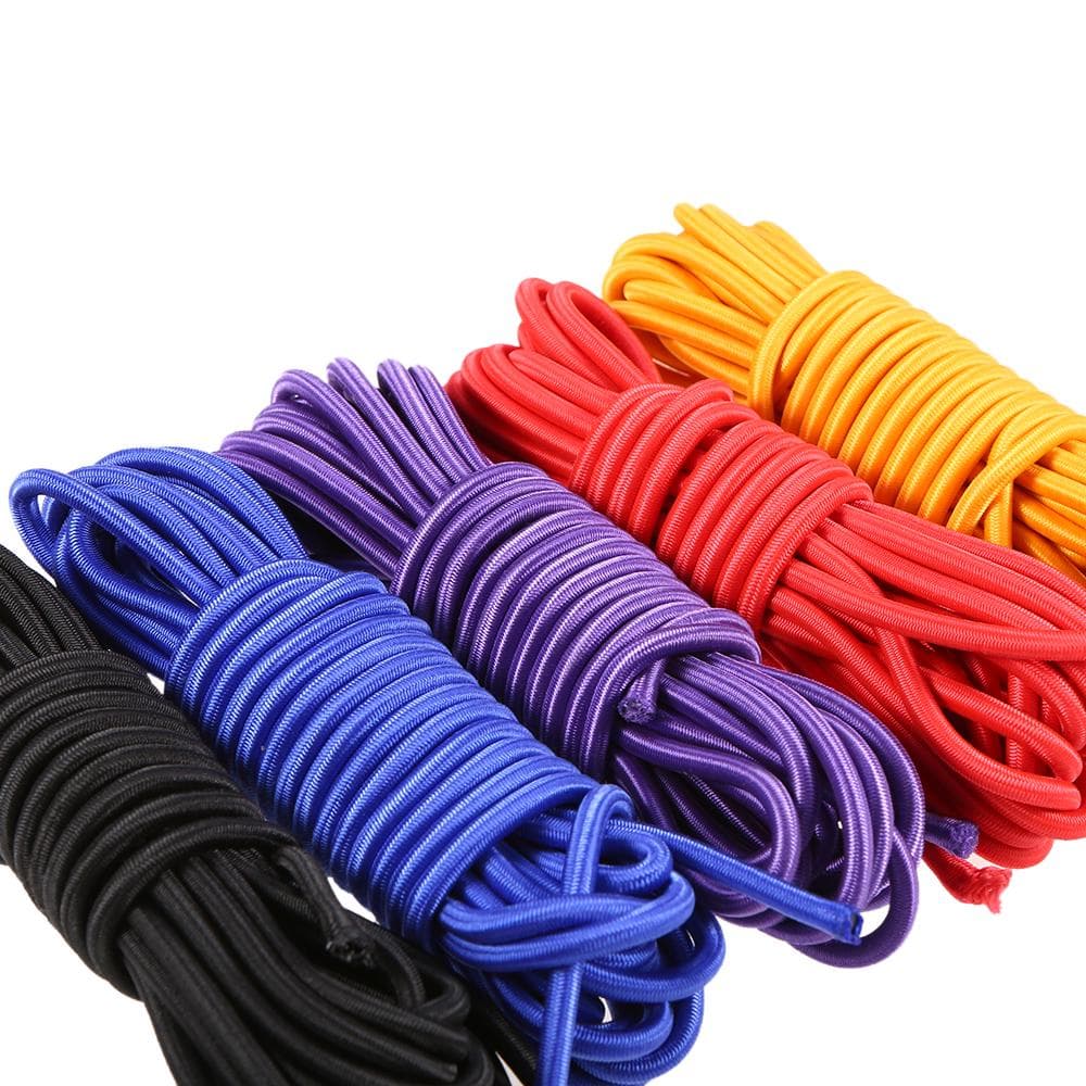 5 Meters 4mm / 5mm Kayak Boat Elastic Bungee Cord Rope 5mm black
