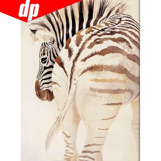Full DIY Diamond Zebra Handmade Diamond Painting Cross Stitch Kits Diamond Embroidery Patterns 20X30