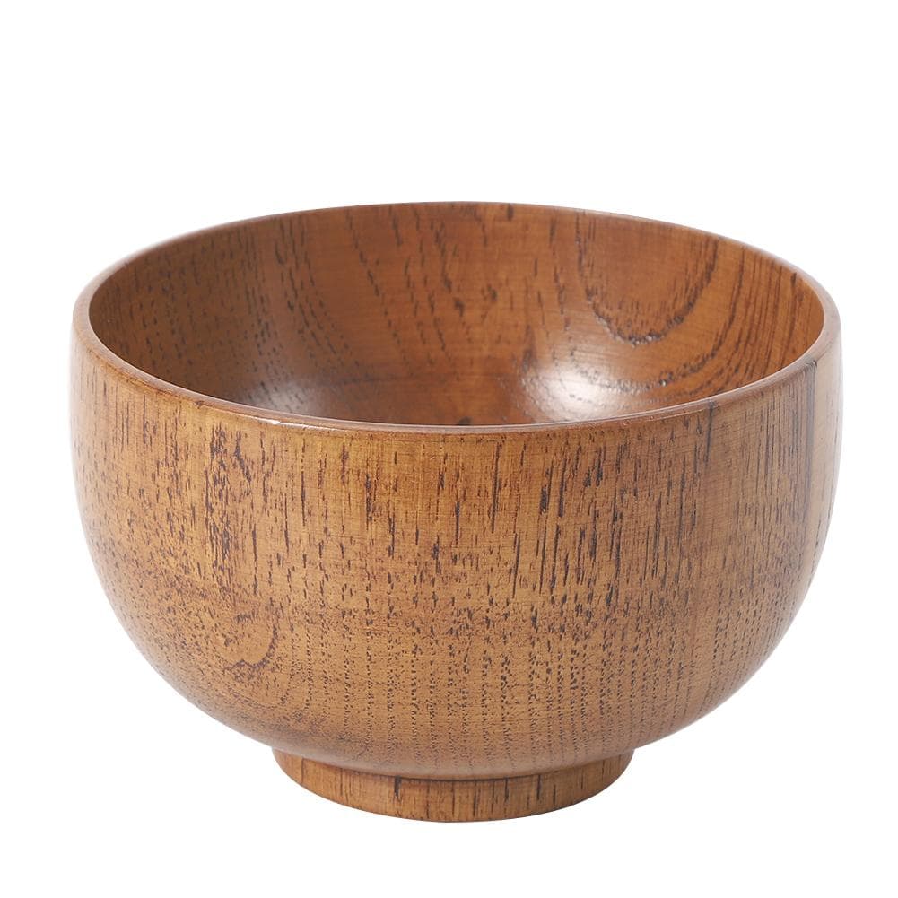 Fruit Salad Noodles Rice Dining Wooden Bowl Kitchen Utensils Food Container TablewareLarge 14cm