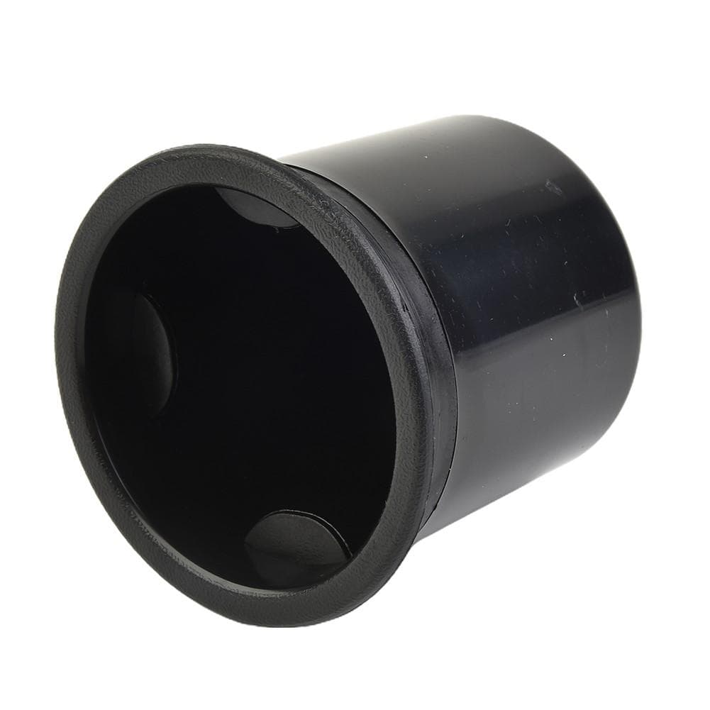Drink Can Cup Holder Plastic Recessed 90*80mm ABS Black