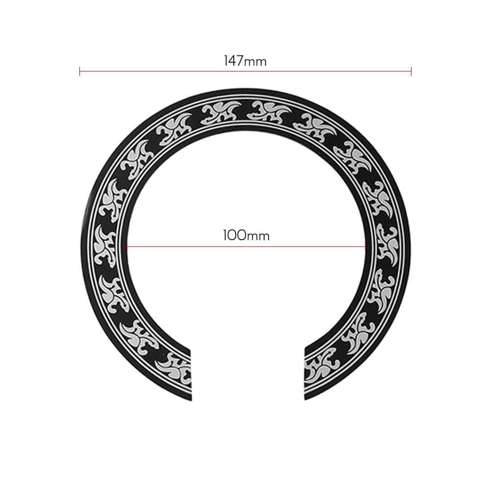 Folk Guitar Rosette Inlay Sticker Circle Sound Hole Decorative Decal