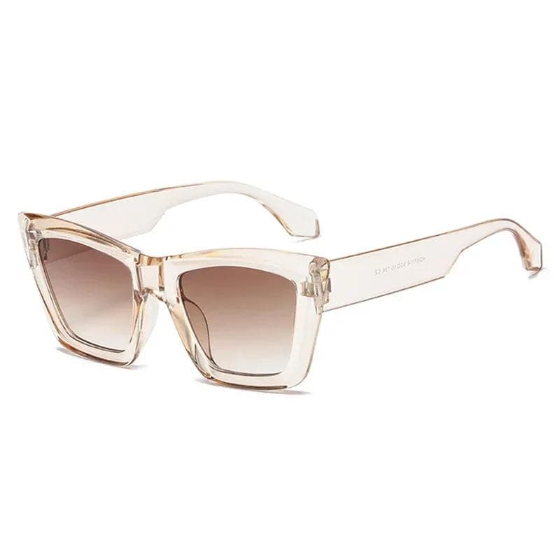 Cat Eye Vintage Sunglasses Women Men Retro Mirror Punk Designer Fashion Sun Glasses Outdoors Oculos De Sol Other