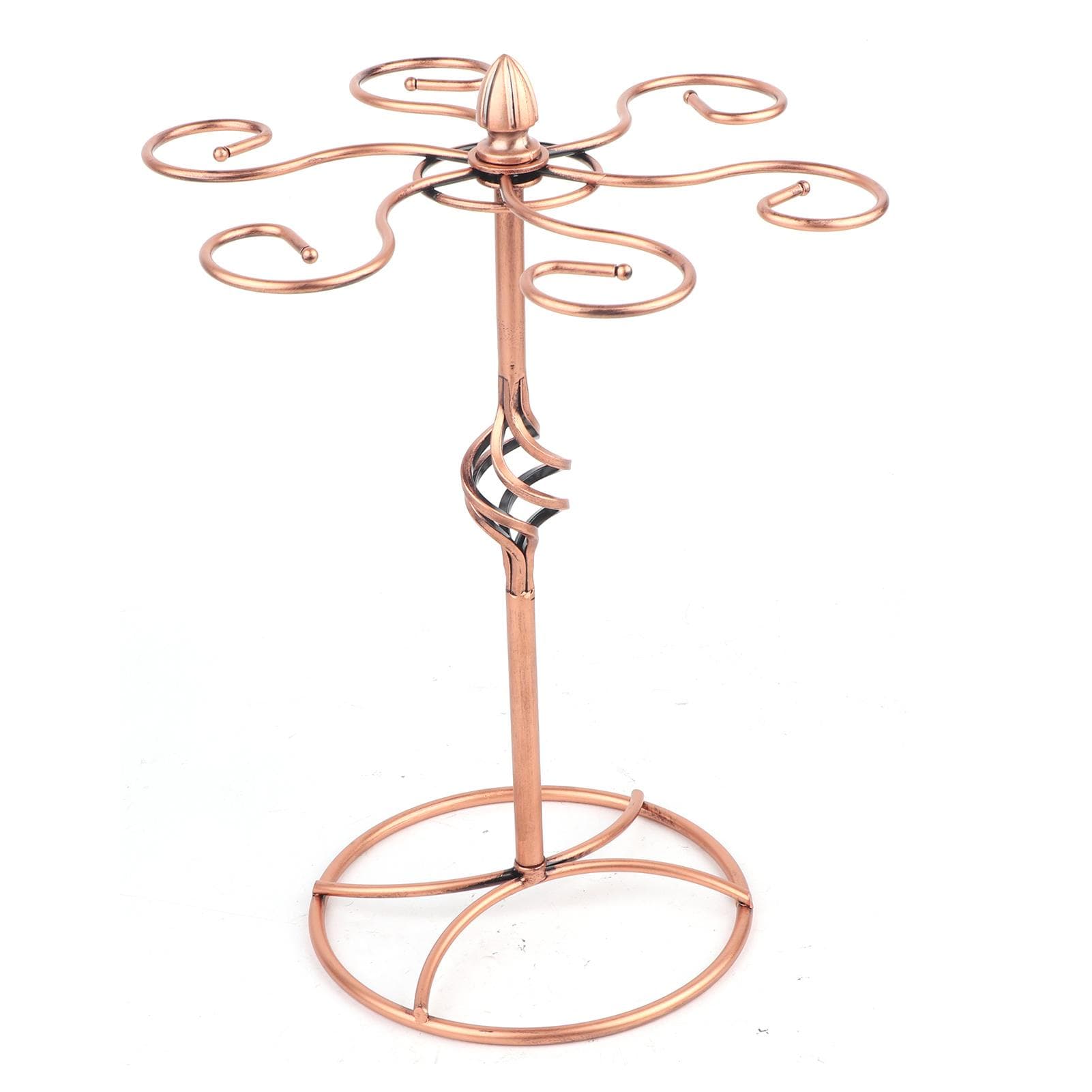 Straight Retro Style Wine Glass Rack Holder Cup Hanging Shelf Organizer for Home Bar Restaurant
