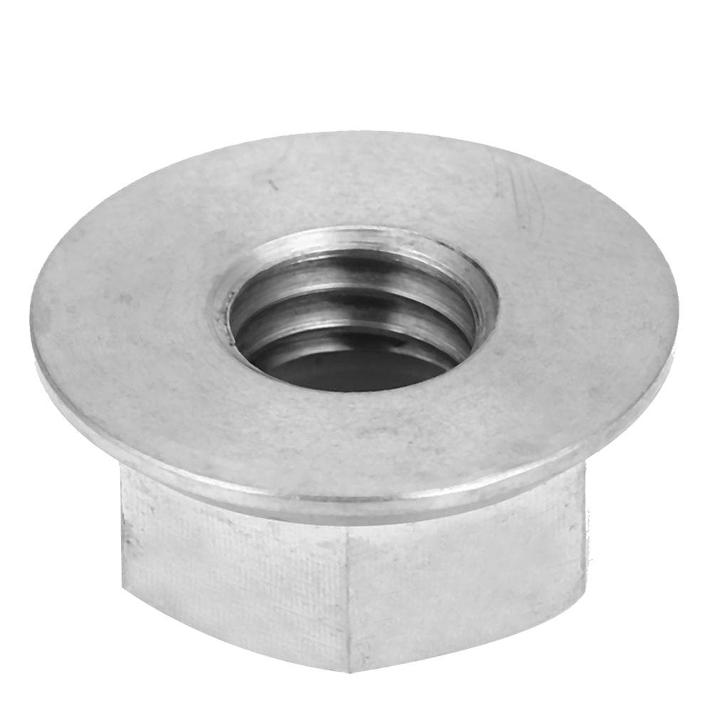 1pc M5 M6 M8 M10 M14 Titanium Alloy Flange Lock Nut for Bicycle Motorcycle (M10X1.25)
