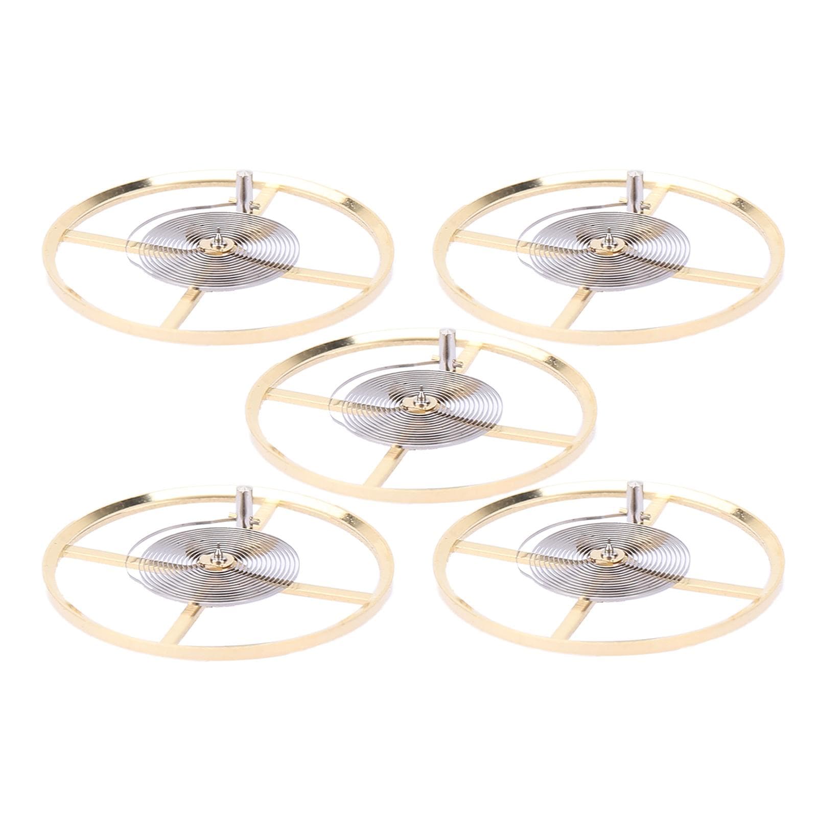 5pcs Watch Movement Balance Wheel Replacement Watch Repair Accessory Part for Watchmaker