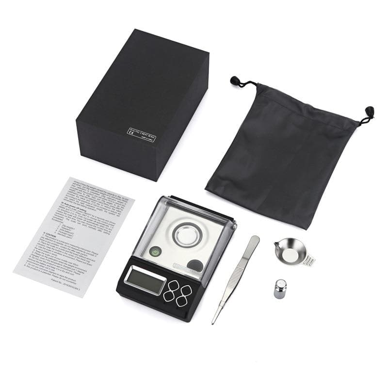 0.001g Digital Counting Carat Scale 20g 30g 50g 0.001g Precision Portable Electronic Jewelry Scales Gold Germ Medicinal Balance 20g/.00g1
