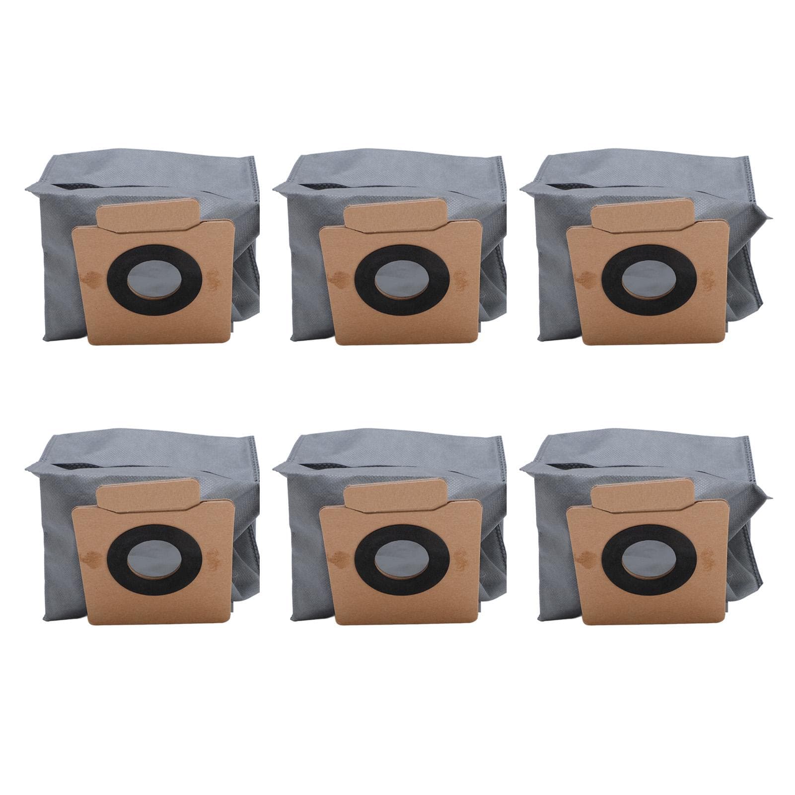 6PCS Robotic Vacuum Dust Bags Non Woven Fabric Dust Bag Replacement Parts for X8 X8 Pro X10 Pro