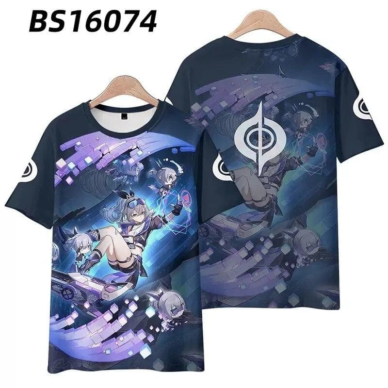 Game Honkai: Star Rail printed T-shirts 3D Men Women Fashion Harajuku cosplay Tees clothing street Unisex plus size y2k tops 2XL