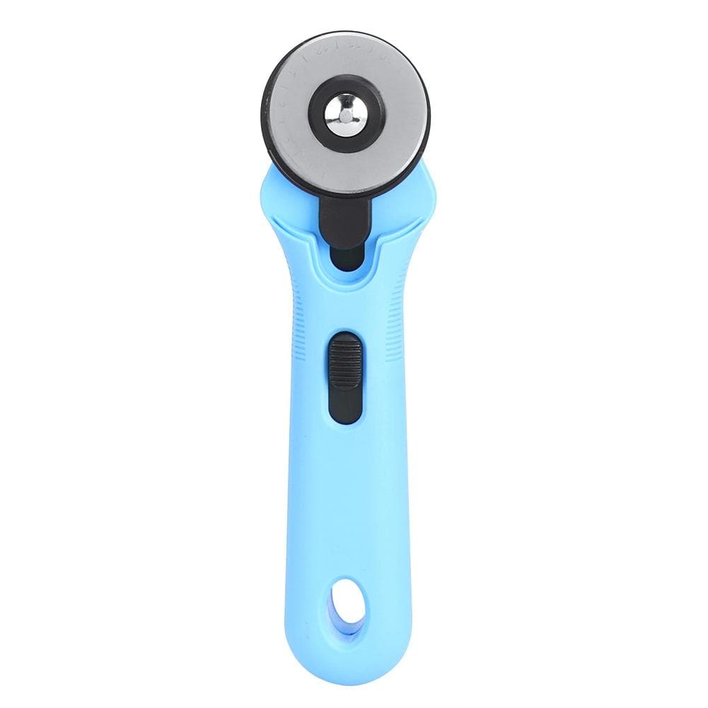 45mm Round Cutter Knife Cloth Knife Round Hob Fabric Cutter Sewing Accessories (Blue) blue
