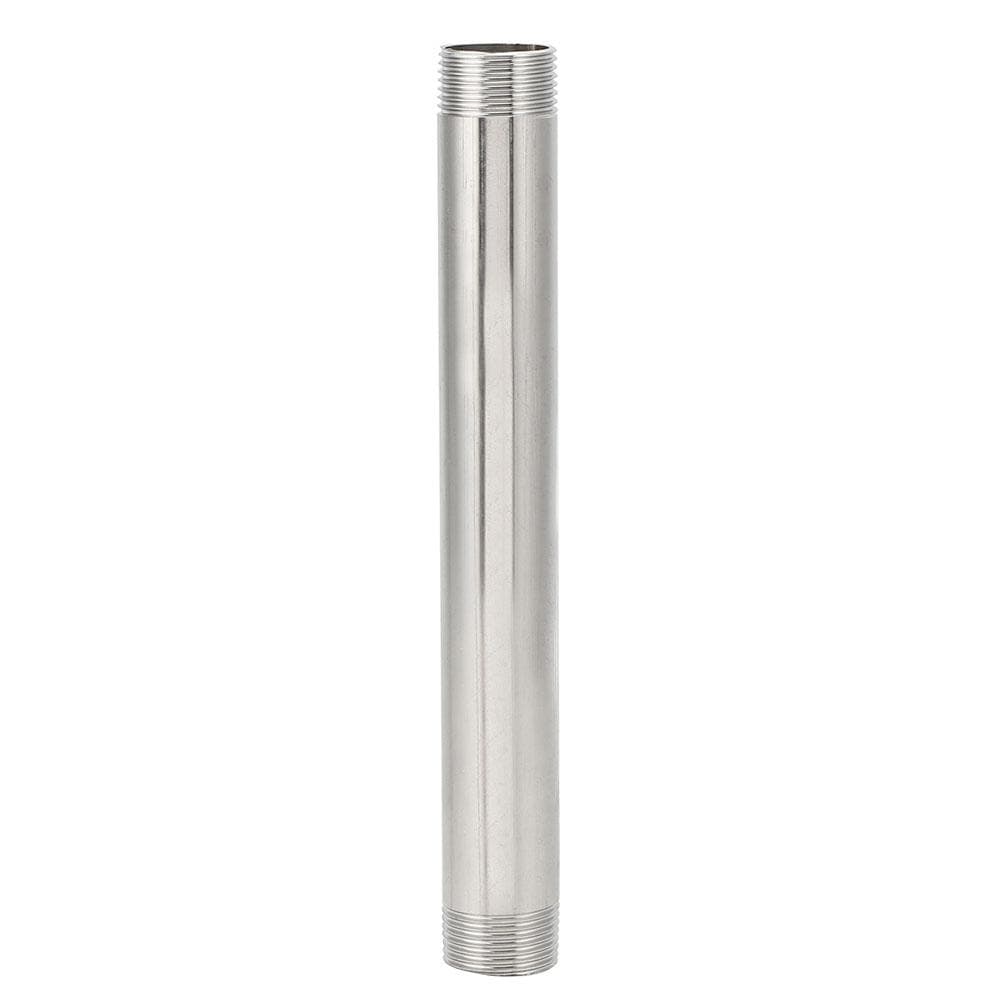 Stainless Steel Male Thread Screwed Pipe Nipple Connector Adapter Pipe Fittings 20cmG3/4 Male