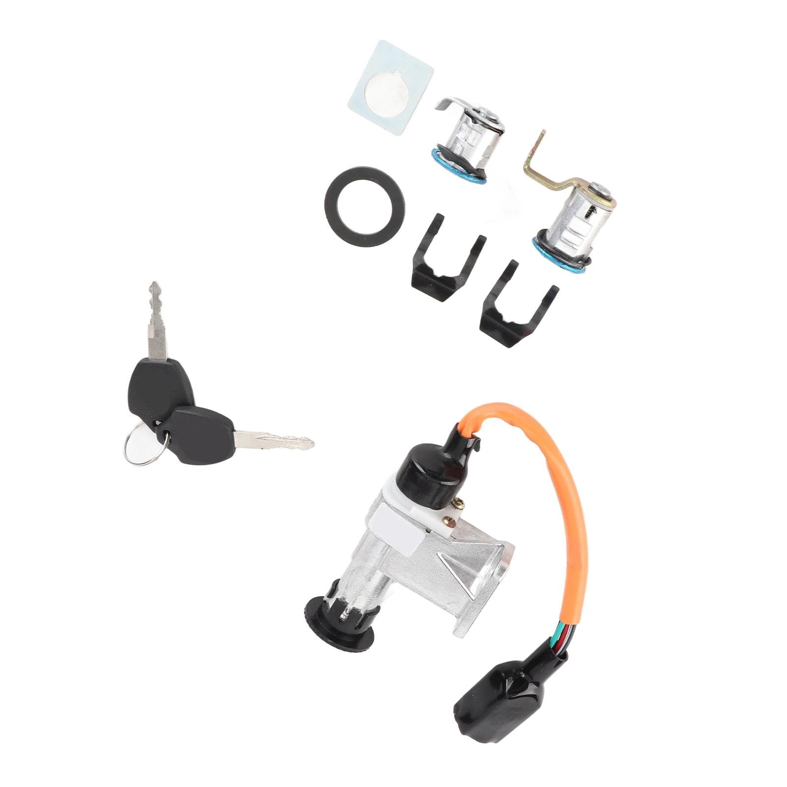 Ignition Switch Assembly Stainless Steel for Chinese GY6 Electric Scooter 50?150cc 4 Stroke