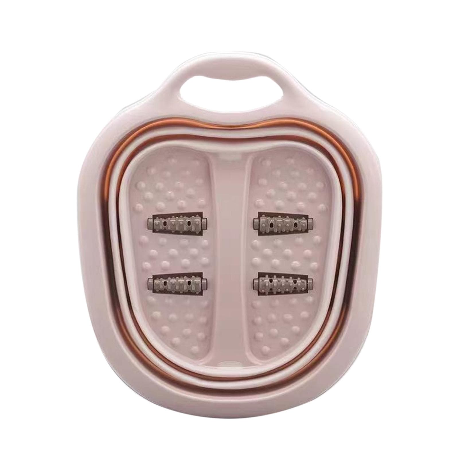 Foot Soaking Bath Basin Foldable Portable Roller Design SPA Massage Bucket for Relieving Feet Pain