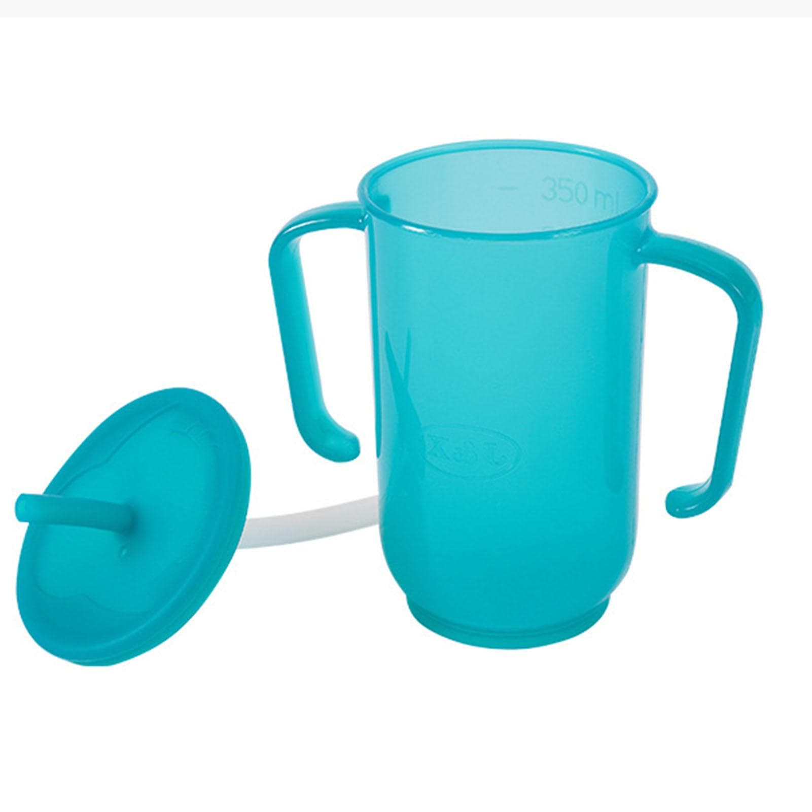 Adult Sippy Cup Drinking Cup for Elderly Spill Proof Feeding Cup with Straw for Disabled Patient