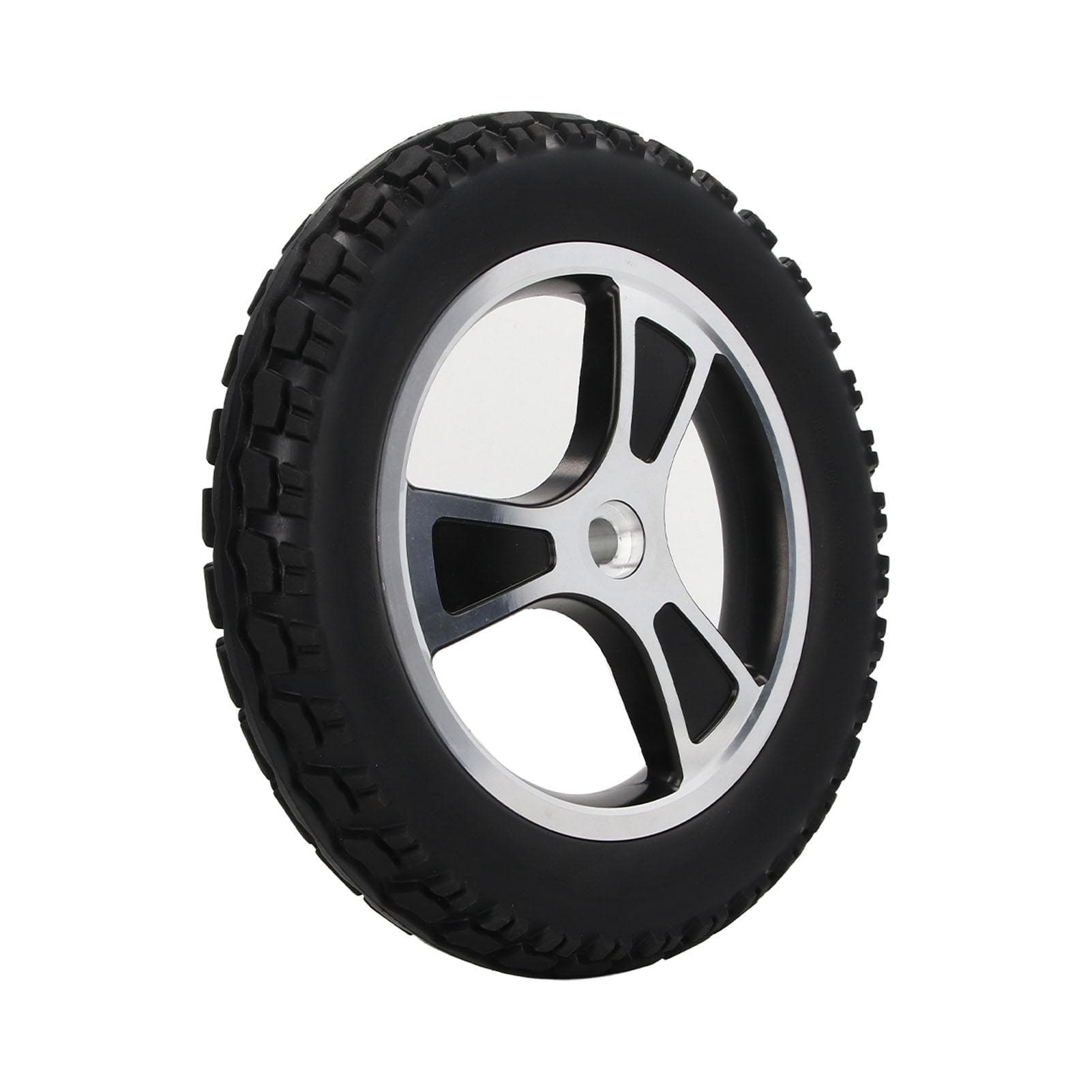 Electric Wheelchair Wheel 320mm PU Alloy Steel Wear Resistant Wheelchair Rear Wheel Replacement