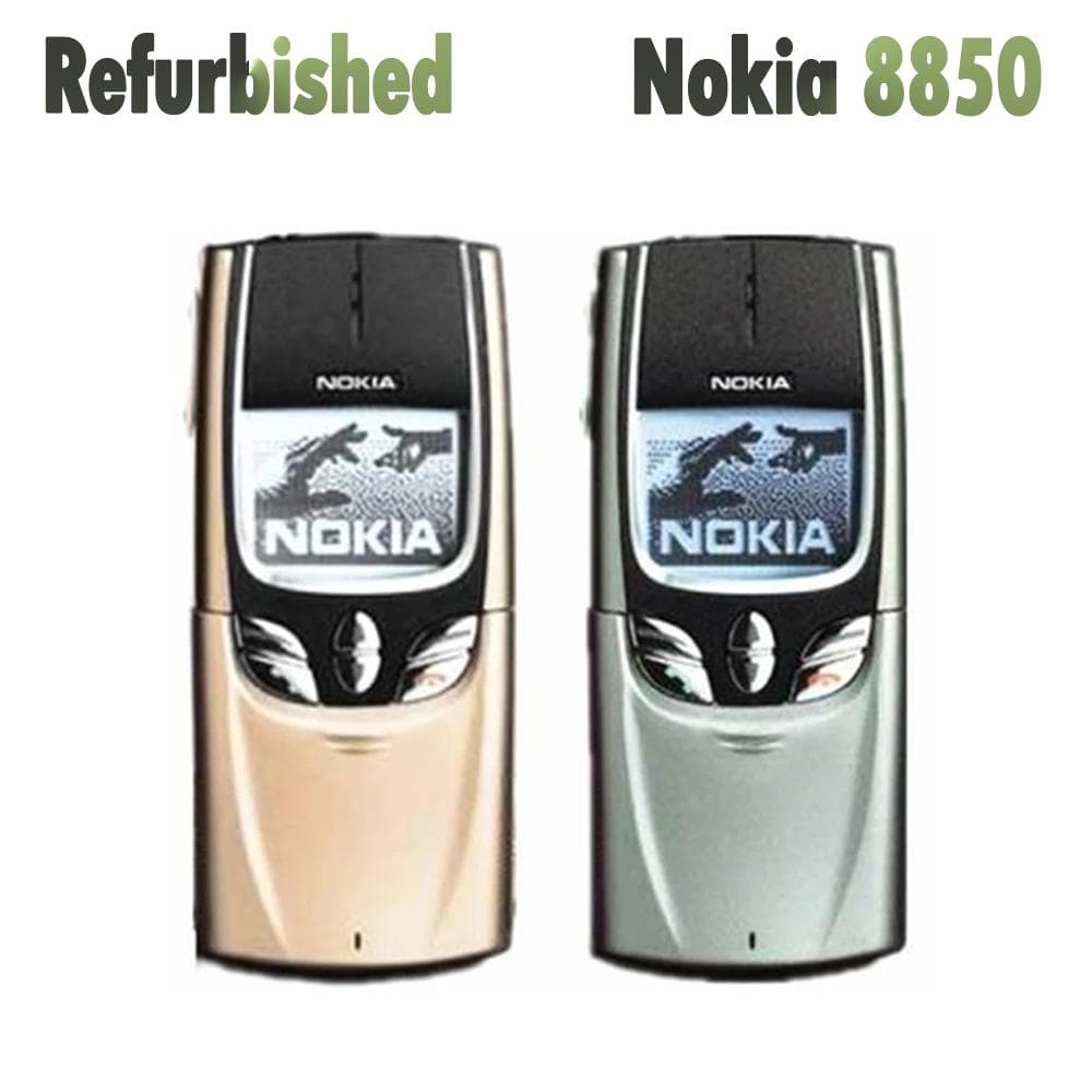 Refurbished Nokia Original Nokia 8850 GSM 900 / 1800 Slide Mobile Phone With 1 SIM Simple Set black