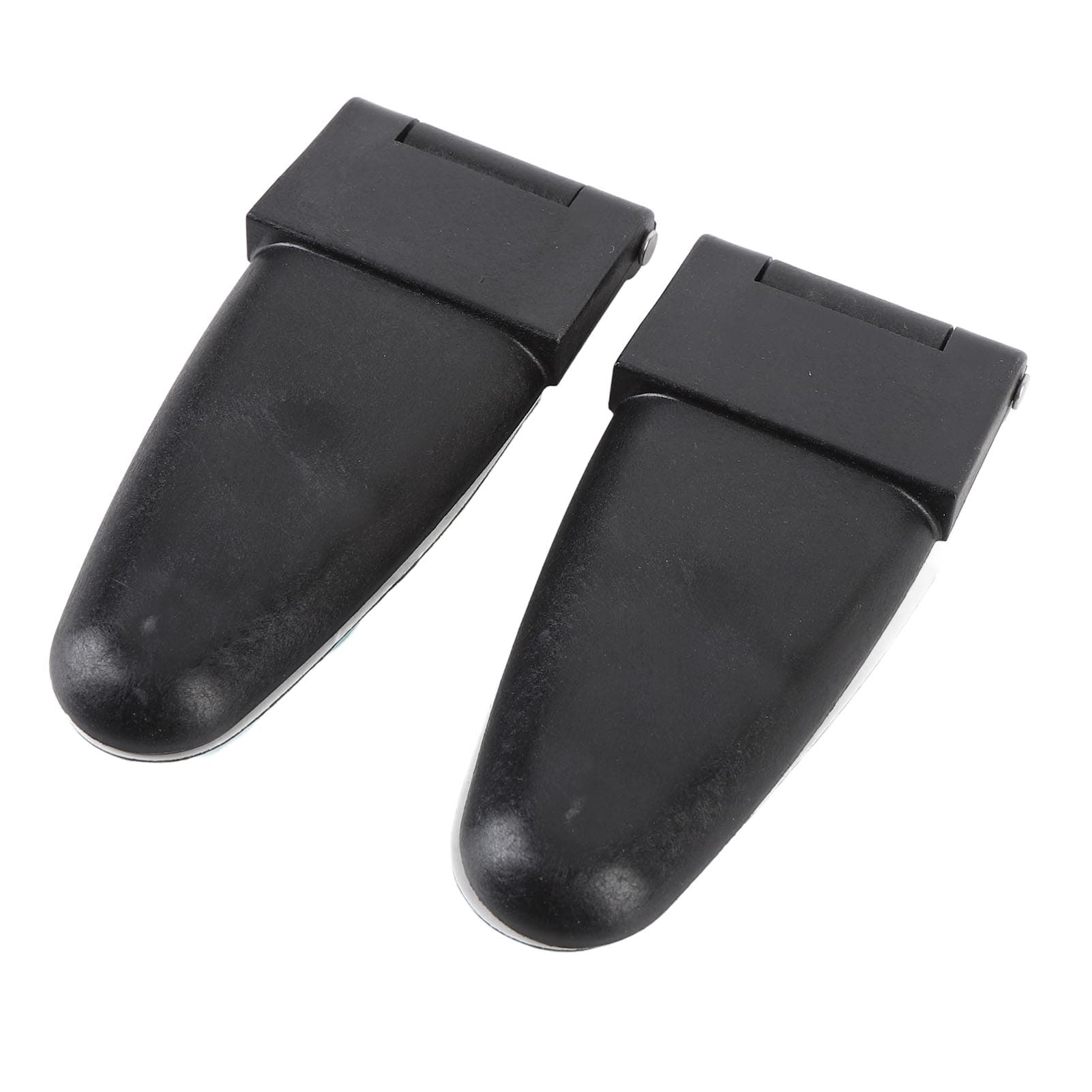 2PCS Glass Rear Door Hinges 67158 2 Hole Glass Rear Window Hinge Set Replacement for LEER Truck Cap