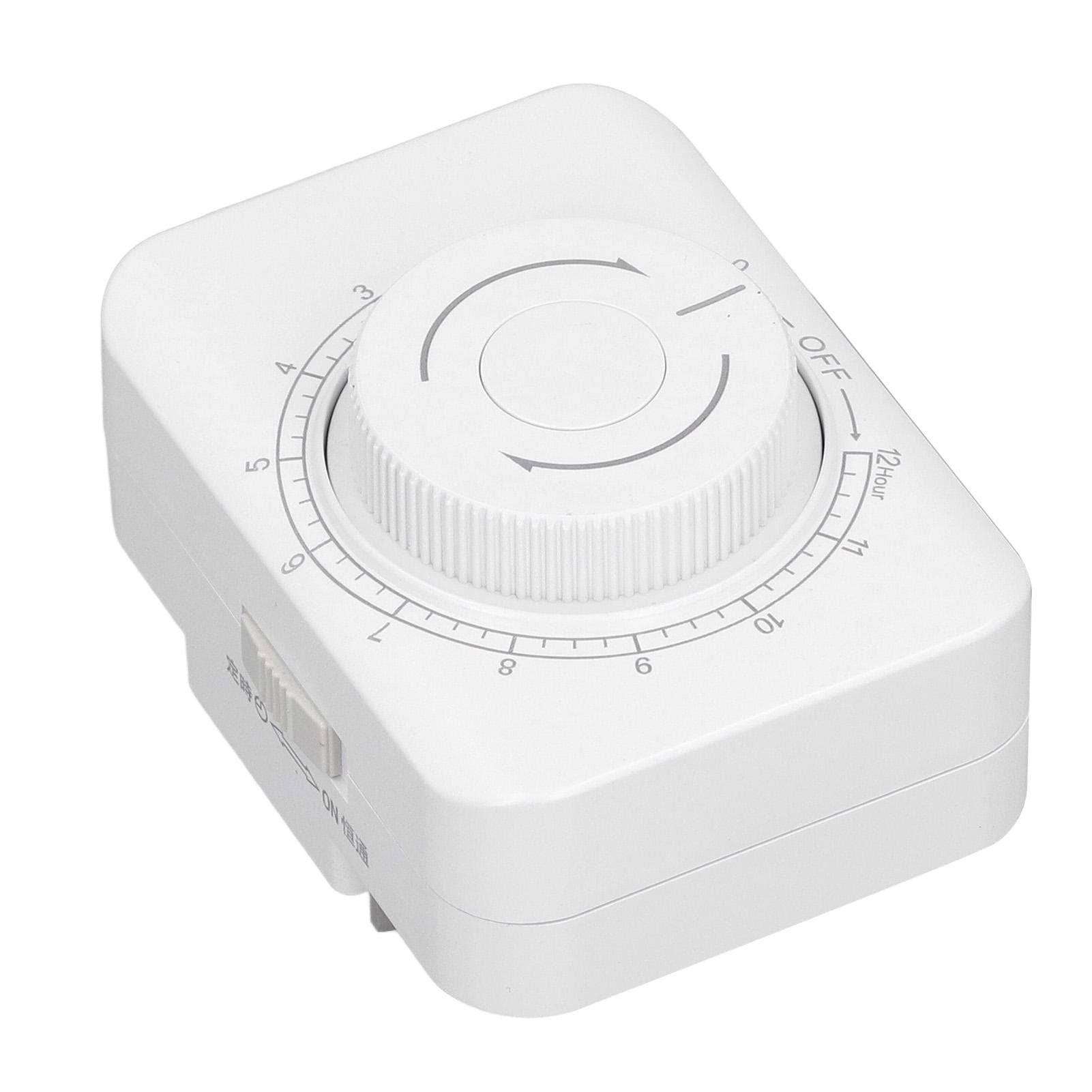 12 Hours Countdown Timer Outlet Auto Off Plug and Play Timing Power Socket for Home Appliances US