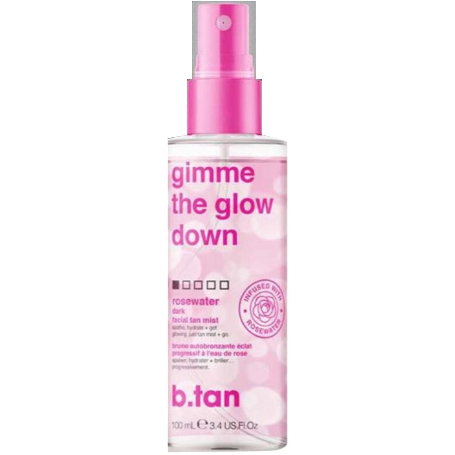 b.tan Gimme The Glow Down Dark Self-Tanning Facial Mist 100ml
