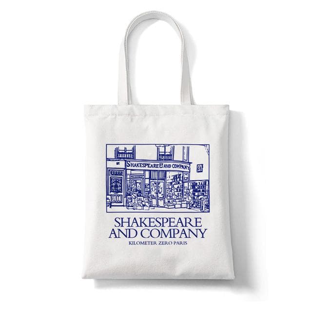 Shakespeare Print Women Canvas Shoulder Bag High Capacity Tote Bag Aesthetics Shopping Bags Cotton Handbags Books Bag For Girls 25*30cm