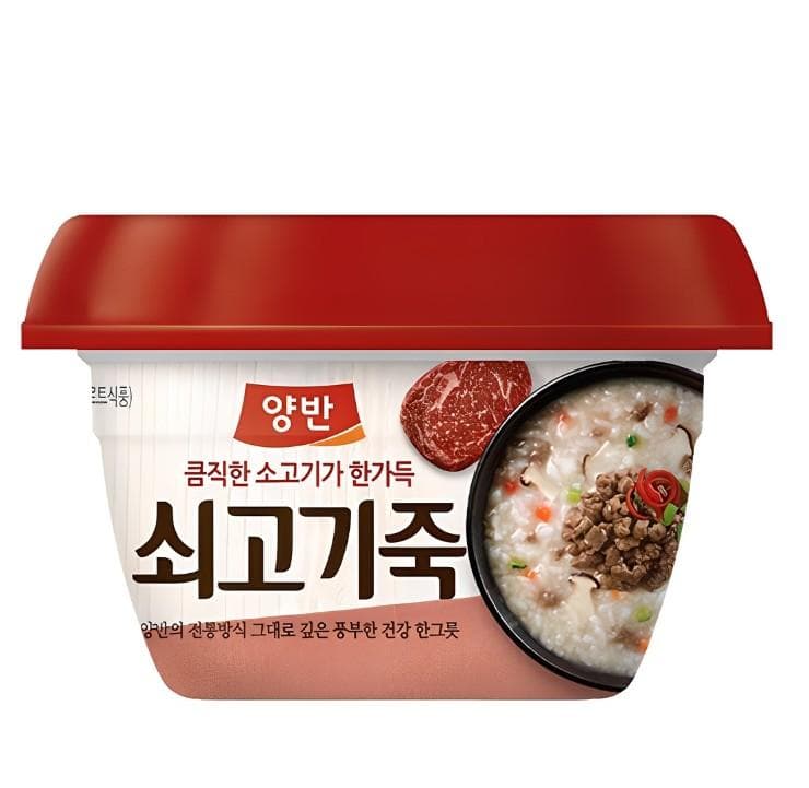 [Dongwon] YangBan Korean Rice Porridge(6types) Beef(287.5g)
