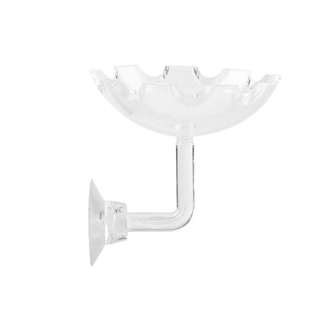 Acrylic Aquarium Shrimp Feeding Dish Bowl Tray Water Food Dish Feeder Bowl