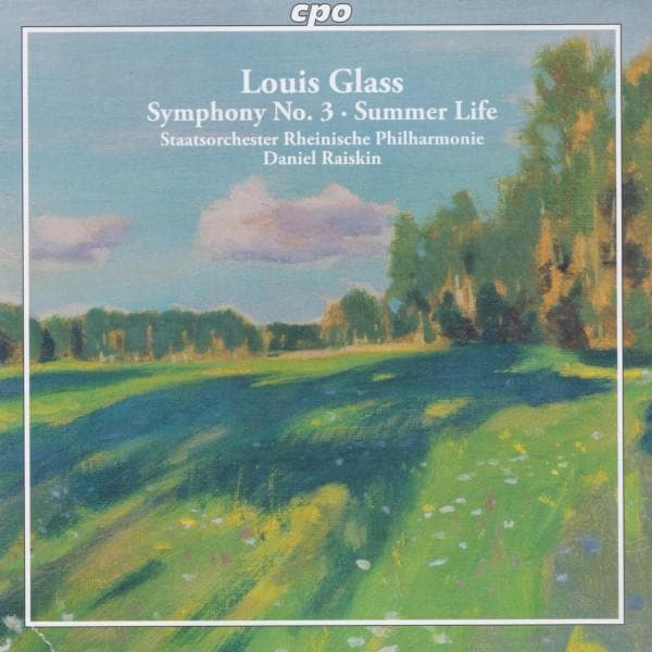 CD LOUIS GLASS - RHEINISCHE PHILHARMON - Symphony No. 3 • Summer Life (Compl 7775252 cpo 2014 Japan Classical Used