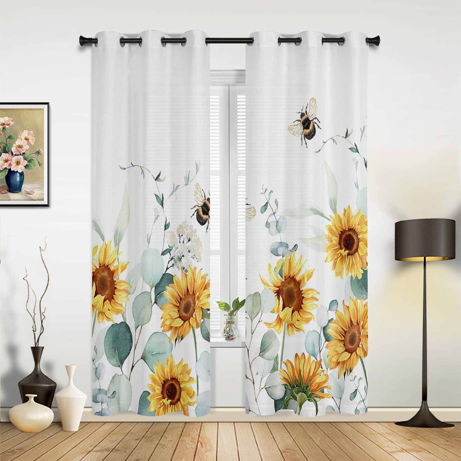 Ocean Starfish Anchor Marine Life Modern Window Curtains for Living Room Bedroom Curtain Kitchen Treatment Blinds Drapes 135W x 60H(cm) x1