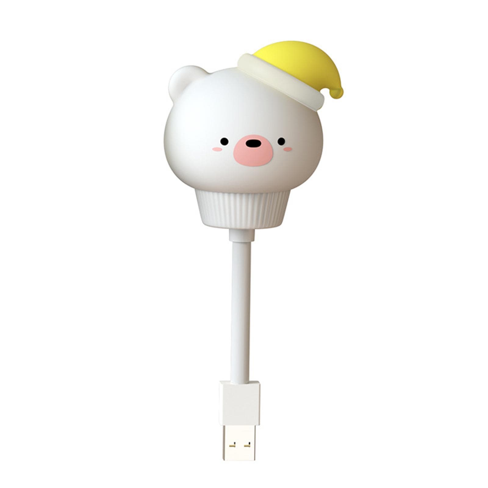 Flexible Mini USB LEDs Night Light Baby Feeding Lamp Portable Reading Lamp Bear