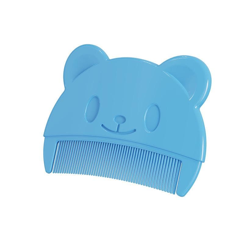 Baby Care Accessories Fetal Head Fat Comb Infant Bathing Soft Comb Newborn Hair Cleaning Supplies Infant Comb Head Massager blue