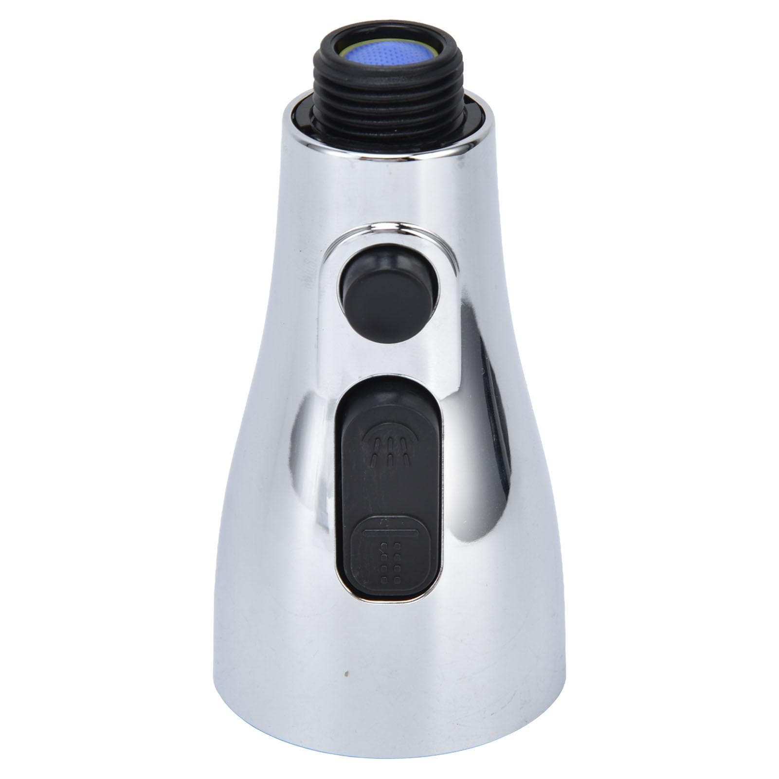 Faucet Spray Head G1/2 Brushed Silver 3 Functions Pull Down Sprayer Nozzle for Kitchen01 Type
