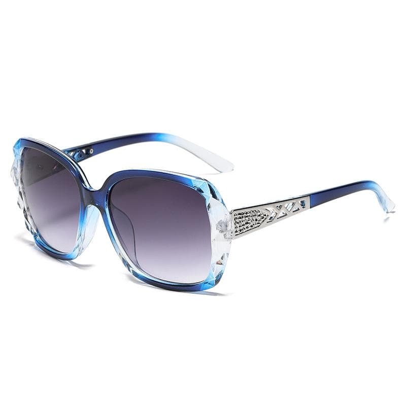 Fashion Women Sunglasses Outdoor Driving Glasses Anti-glare non-polarized Eyewear blue