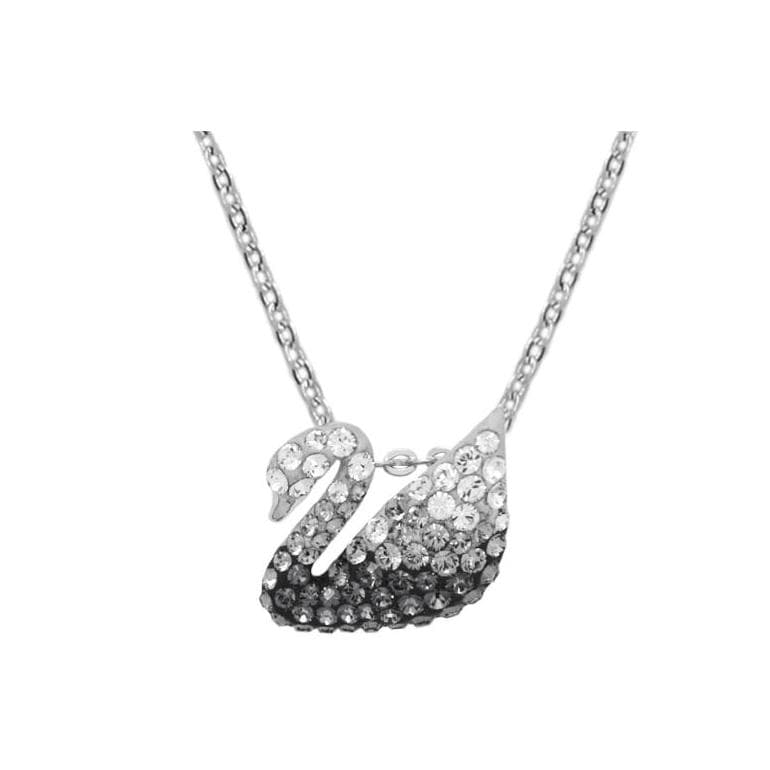 Swarovski Iconic Swan Black And White Gradient Necklace Women necklace 5614118 Box (Random Color)