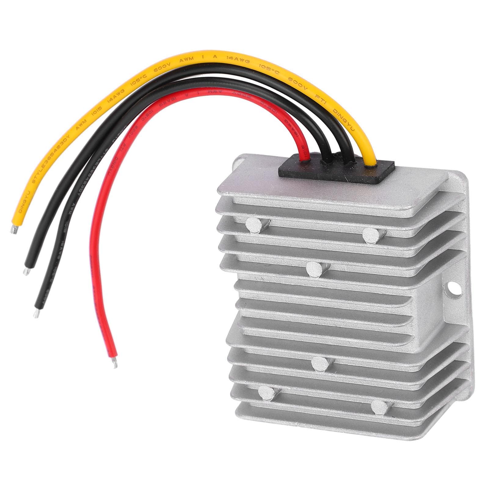 Power Converter 24V to 13.8V 15A DCDC Waterproof Module Aluminum Alloy Silicone