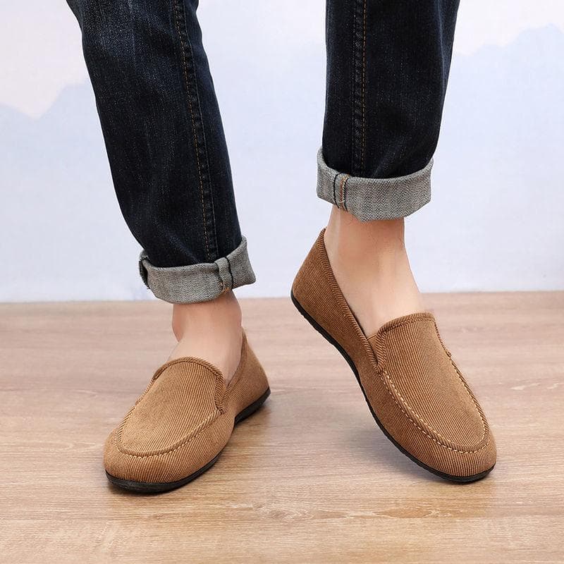 Stylish Loafers Males Casual Canvas Sneakers Plus Size Men Trekking Shoes 2025 Cheap Old Trendy Vintage Dad Driving Shoes Flat 43