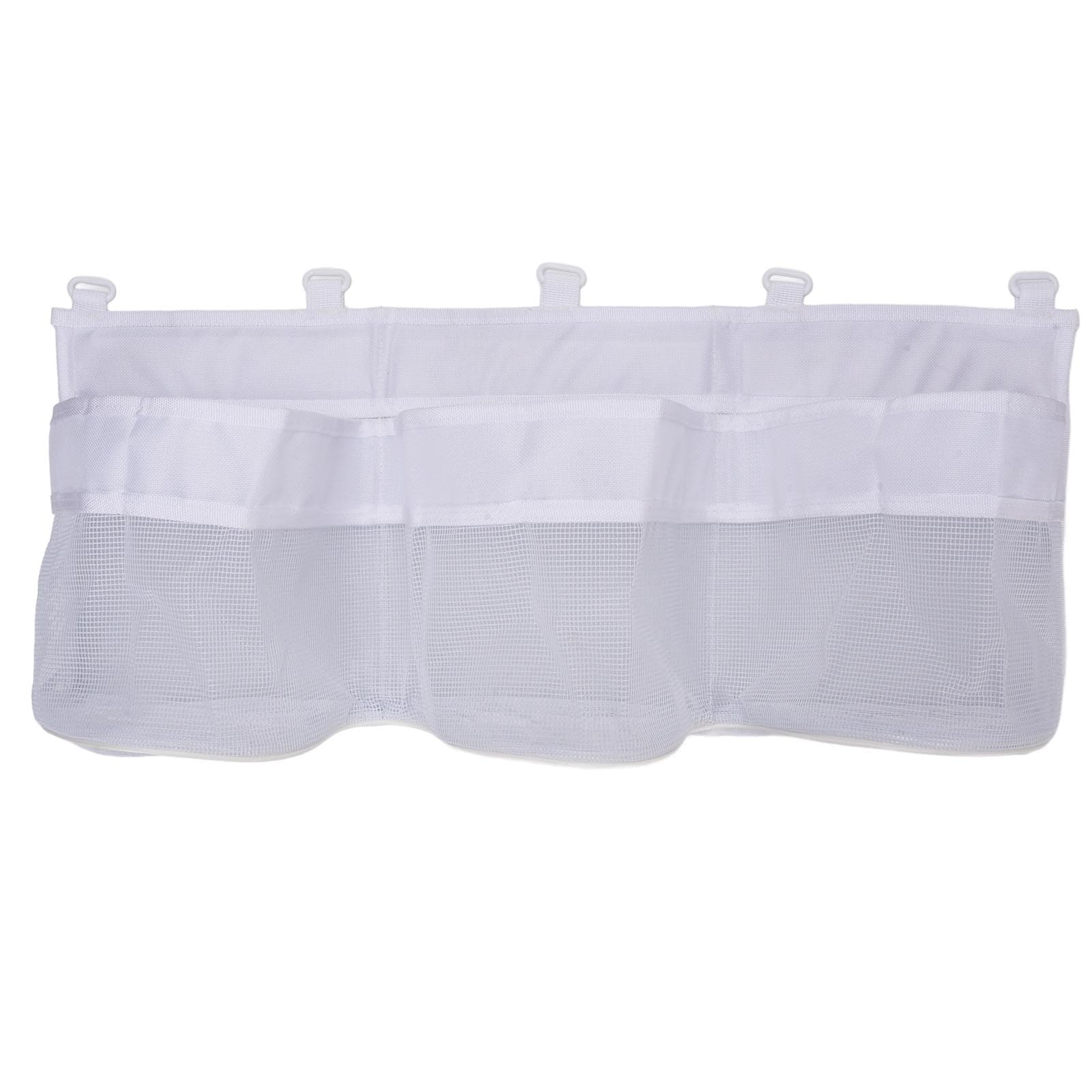 Bath Toy Storage 3 Grid Quick Drainage Multifunctional Bathtub Toy Organizer for Bathroom
