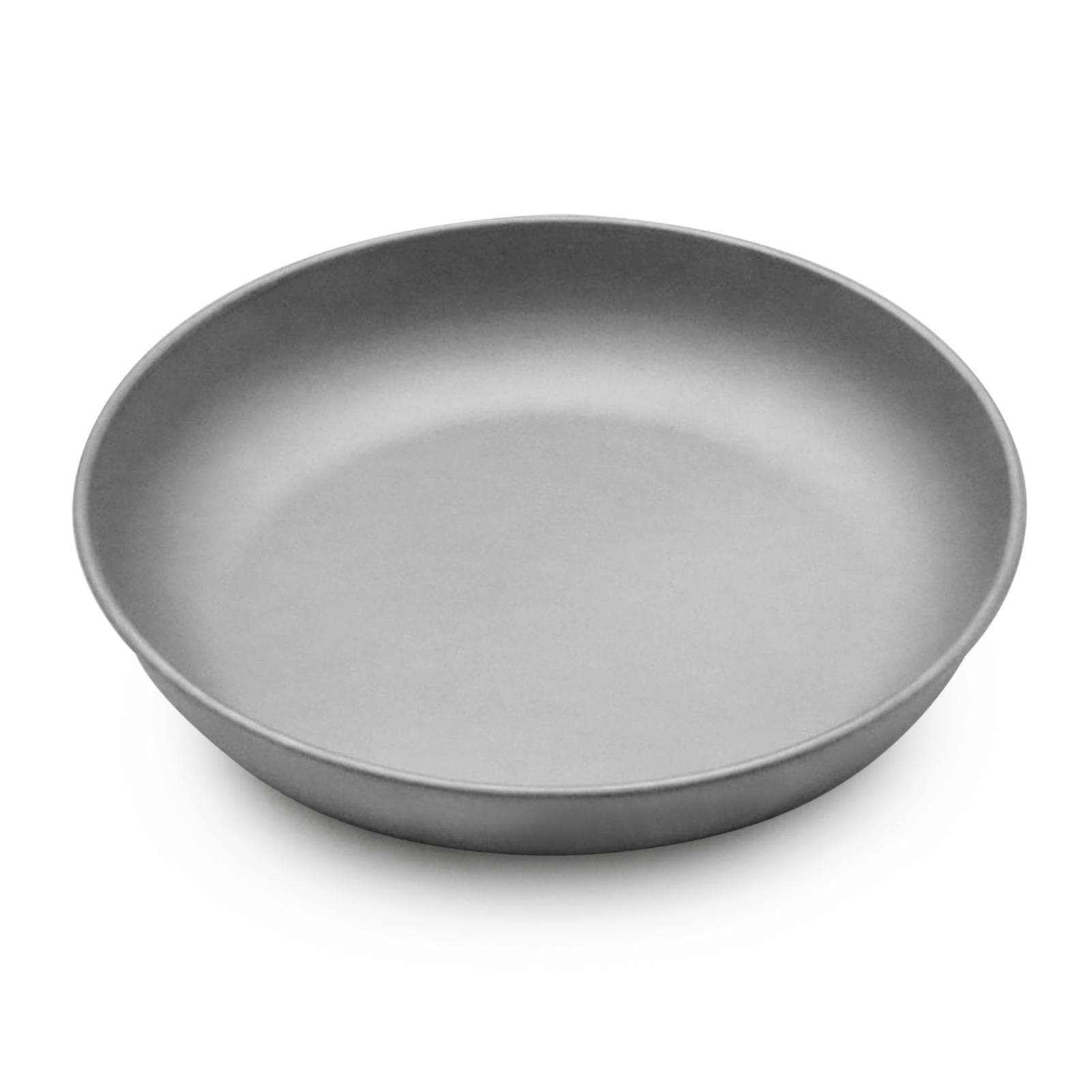 Lightweight Titanium Plate Dinner Fruit Plate Pan Food Container for Outdoor Camping Hiking M
