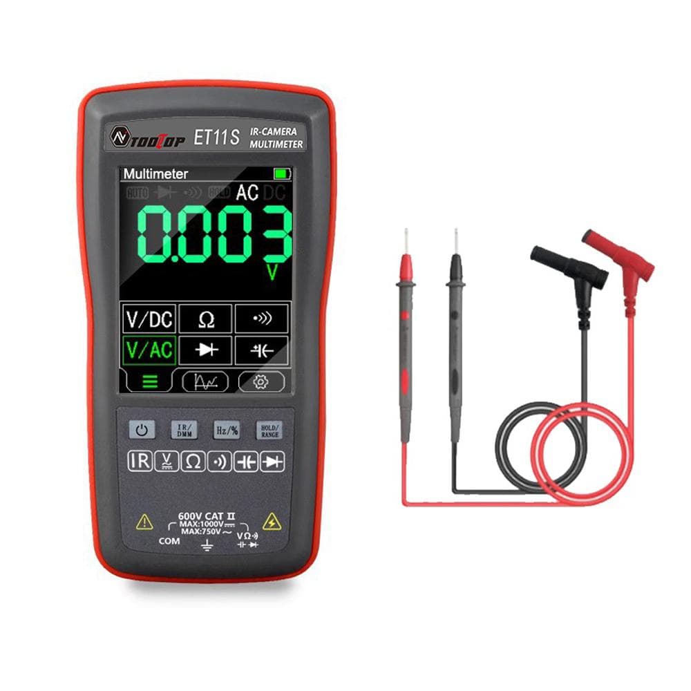 2in1 Digital Thermal Imager Multimeter 2.8inch Color Display 90*120 Thermal Imaging Pixel 6000 ET11S multicolour