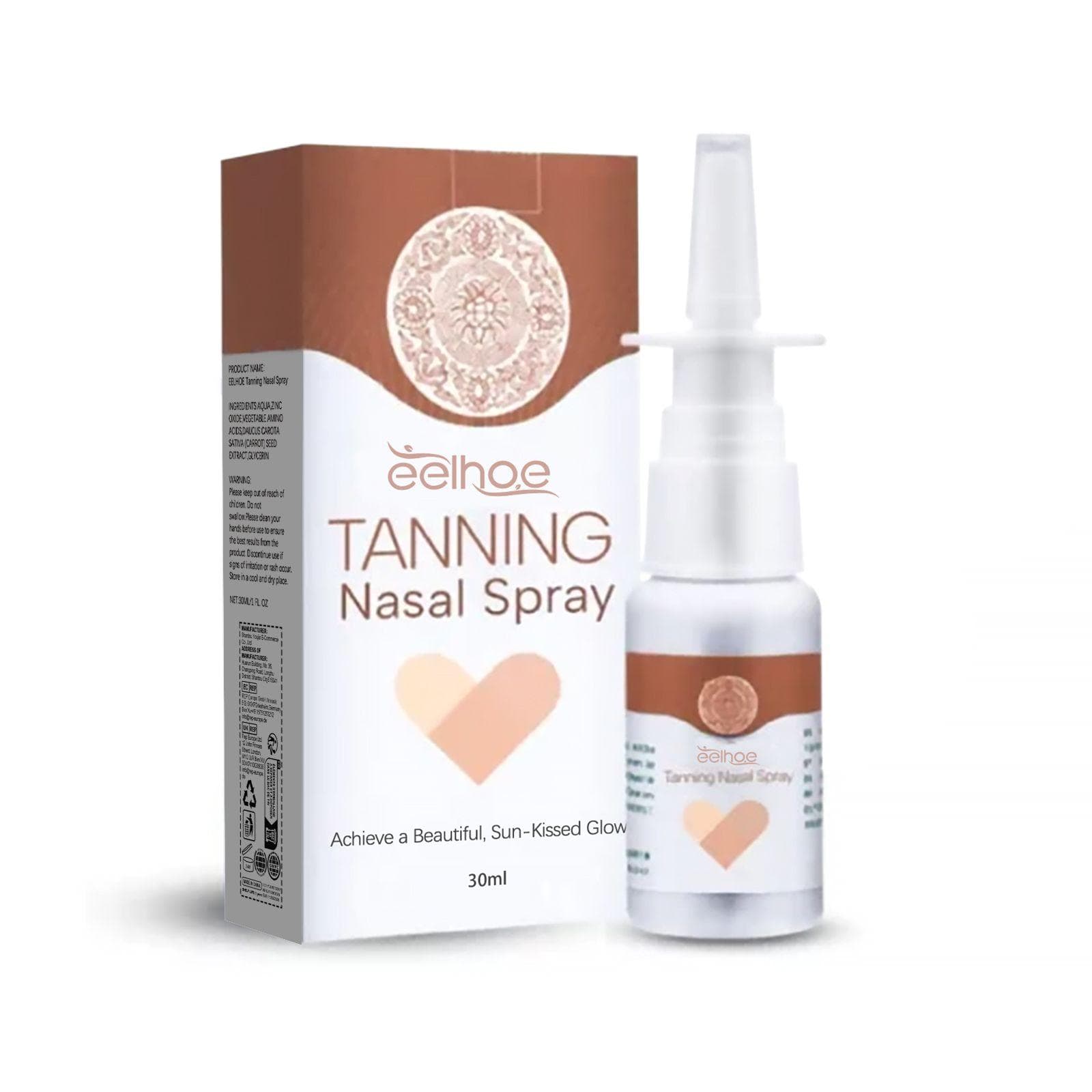 EELHOE Tanning Aid Nose Spray Tanning Beauty Self Tanning Tanning Bronze Wheat Skin Body Care