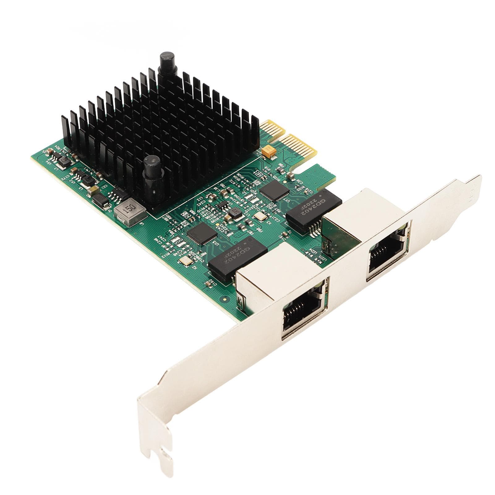 PCIE X1 Network Card Dual Port 2.5G RJ45 Ports Copper Ethernet LAN Card Network Card Adapter