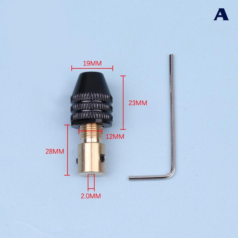 0.3-3.4Mm Universal Small Electronic Drill Bit Collet Mini Chuck Tool Set Fixtur 2.0mm
