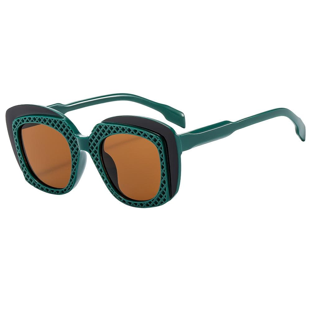 Hip hop sunglasses for men women trendy color matching funny casual personality unisex hipster shades Other