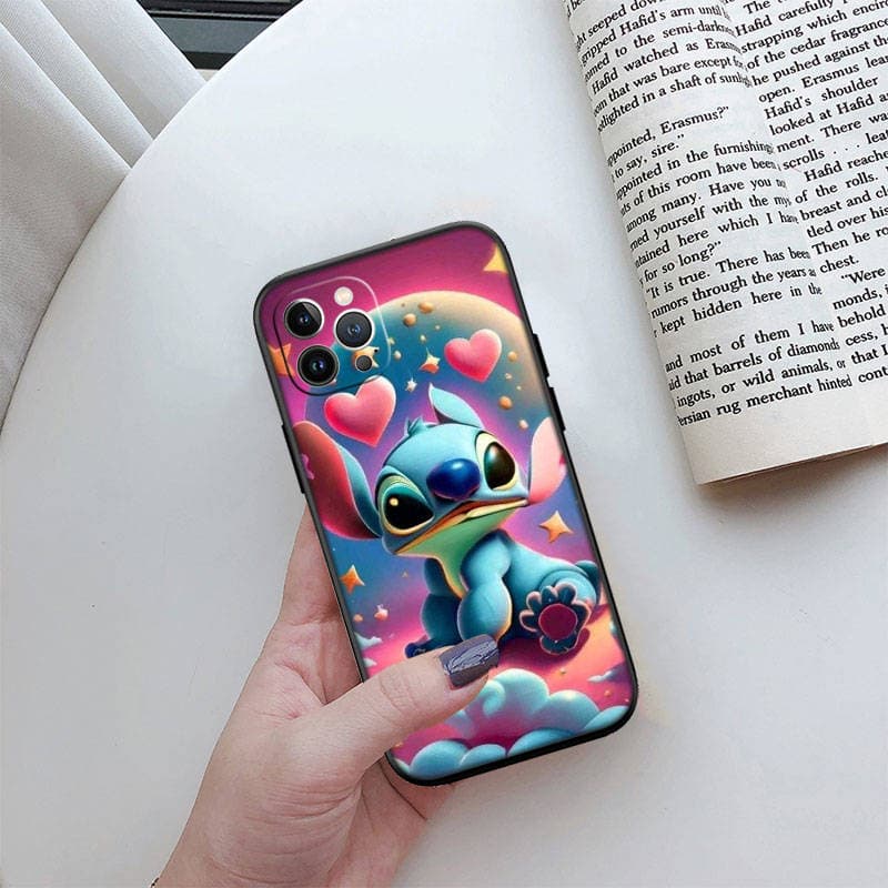 II20 Stitch Phone Case for iPhone 6 6s 7 8 11 12 13 14 15 XS Pro Max XR X SE Samsung S20 S21 S22 S23 S24 FE Ultra Plus Lite S21S A55 iPhone 12 deer