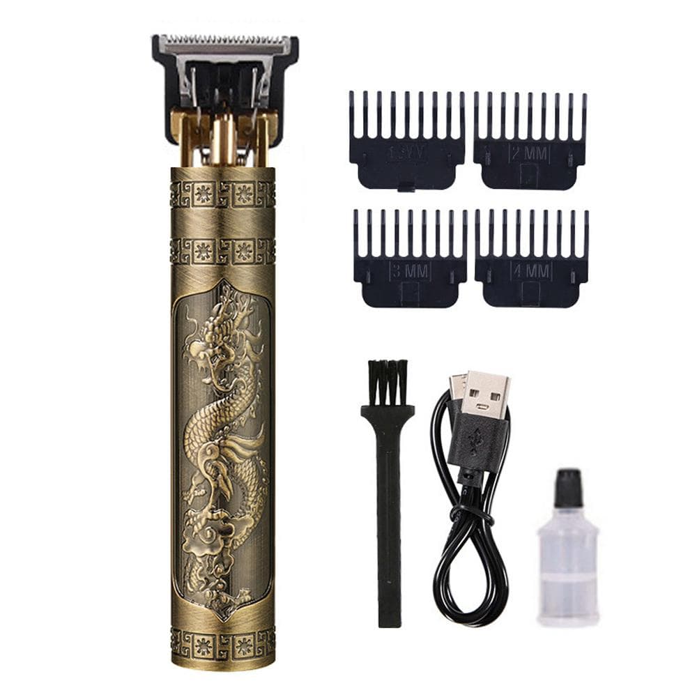 Hair Clippers for Men Professional Cordless Hair Trimmer Grooming kit Hair Cutting Tool for Baby Dragon bronze