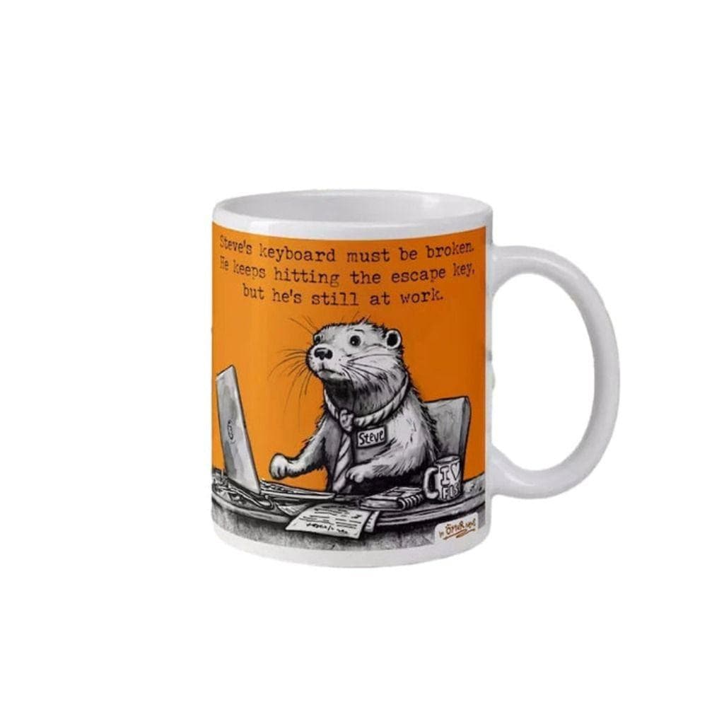 Ceramic Mug Steve Mugs Sea Otter Tea Cup Creative Funny Mug 1