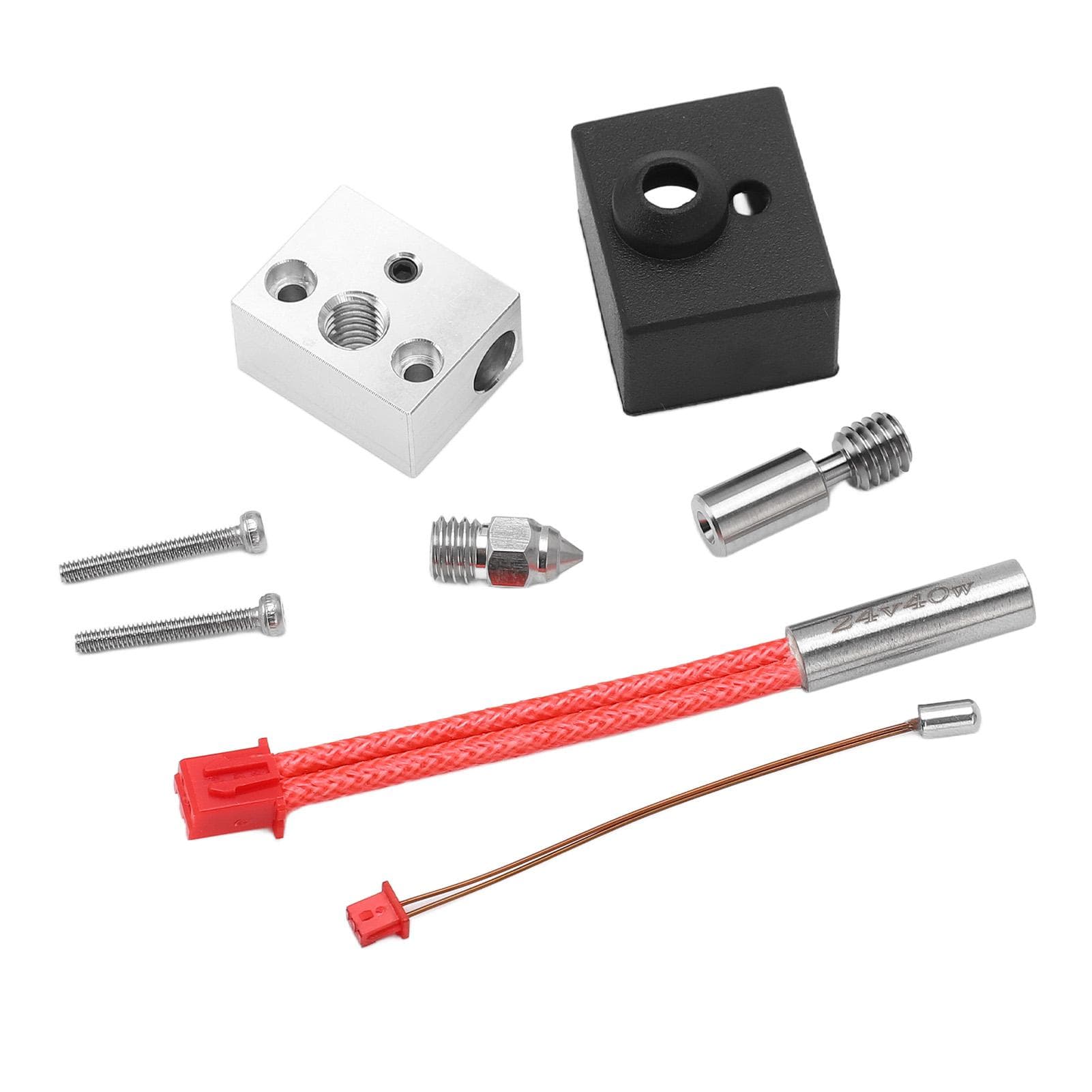 3D Printer Heating Parts 300 celsius 24V 40W Heating Rod Thermal Wire Heater Block Throat Tube 0.4mm
