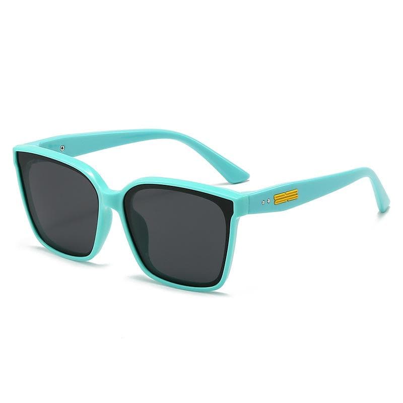 New Large Frame UV Sunshade Silicone Childrens Trendy Sunglasses Fashion Personality 23040