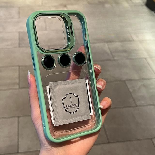 Applicable To IPhone14 Lens Invisible Bracket Shell Apple 15 Full-pack Lens Film with Alcohol Bag 13 Protective Cover 12 Apple 15ProMax