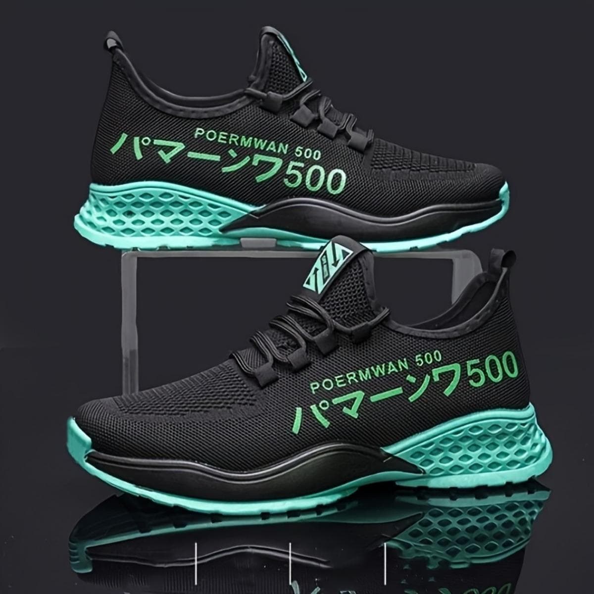 MEN'S LIGHTWEIGHT BREATHABLE CASUAL SPORTS SHOES - Low-cut Lace-up Design with Durable Rubber Sole for Hiking, Outdoor - Lightweight Shoes 43 black