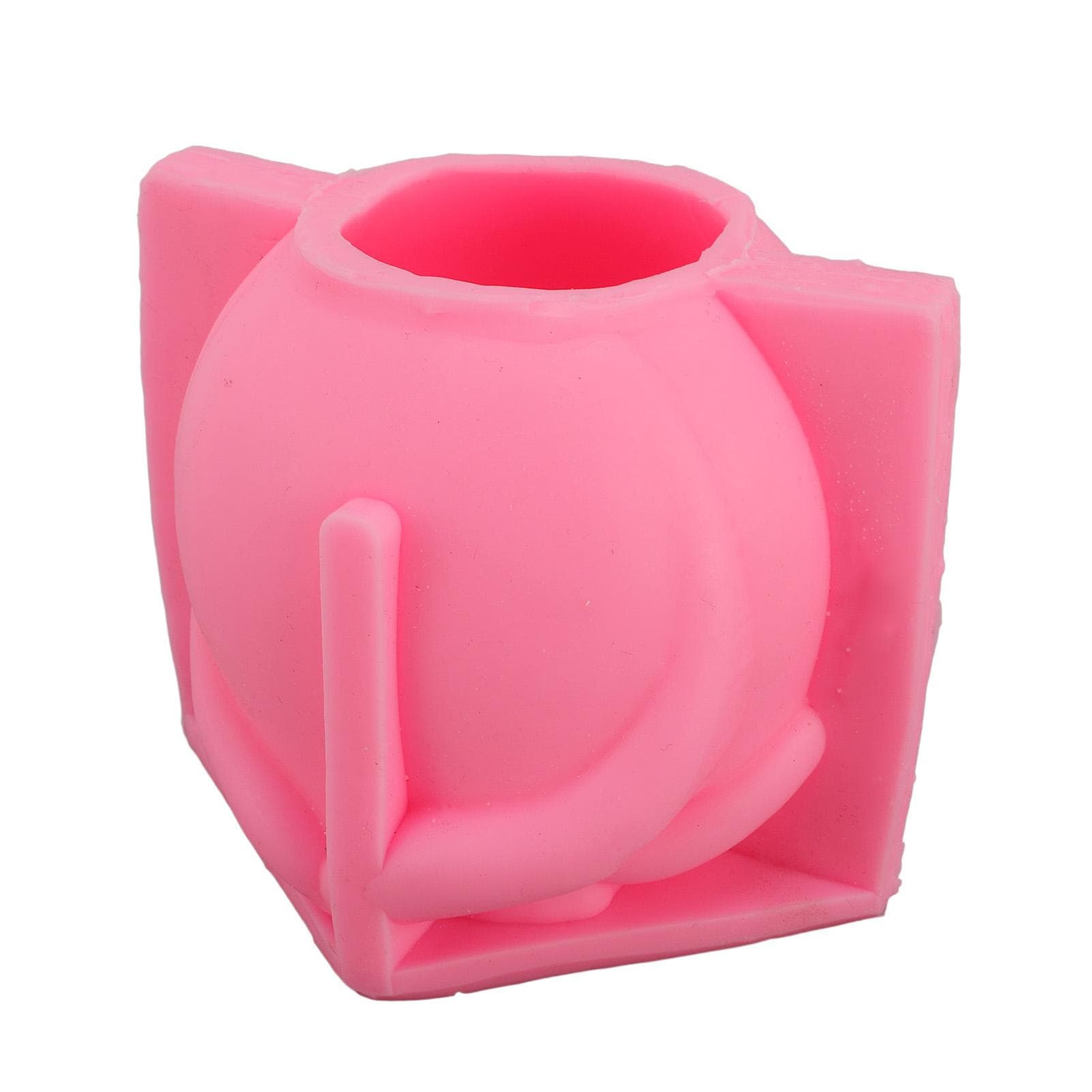 Rose Box Molding 3D Silicone Candle Holder Storage Container for Resin Jewelry Trinket Concrete