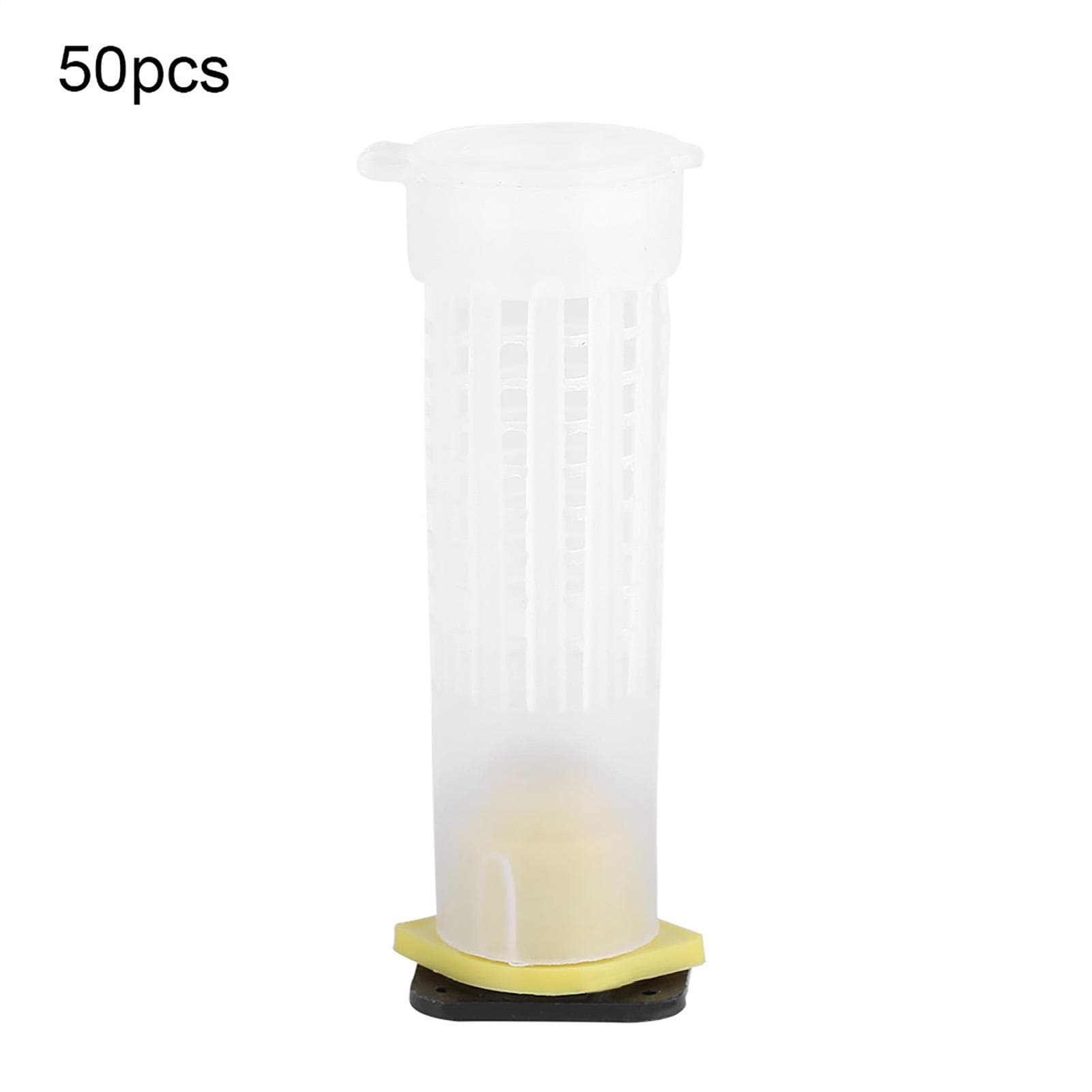 100PCS Beekeeping Rearing Cup Kit Bee Queen Cages Roller Beekeeper Tool Equipment